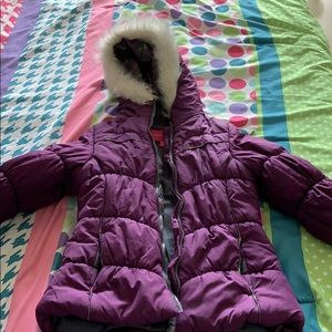 Purple girls winter jacket